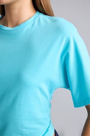 Slim Fit Bisiklet Yaka Kısa Kollu Basic Tişört