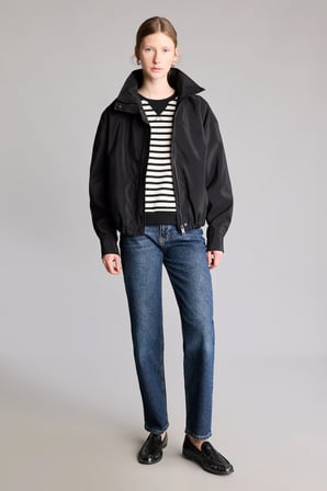 Dik Yaka Astarlı Bengalin Blazer Ceket