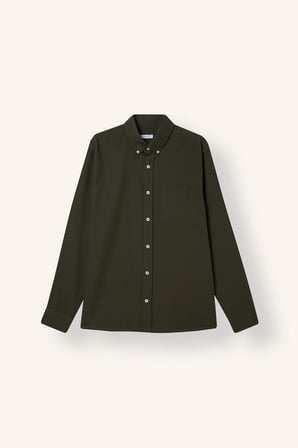Regular Fıt Polo Yaka Oxford Uzun Kollu Gömlek