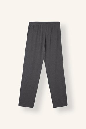 %100 Pamuk New Regular Fit Beli Bağcıklı Düz Paça Pijama Altı