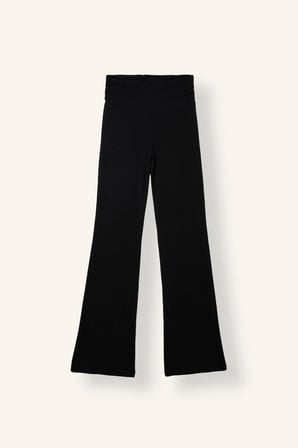 Flare Fıt İspanyol Paça Ribana Pantolon