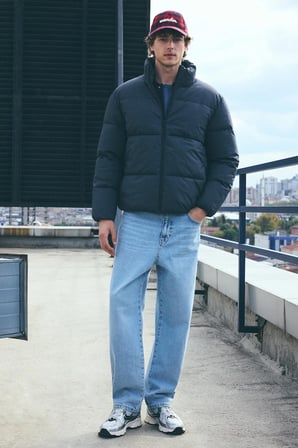 Baggy Fit Normal Bel Geniş Paça Beş Cepli Jean Pantolon