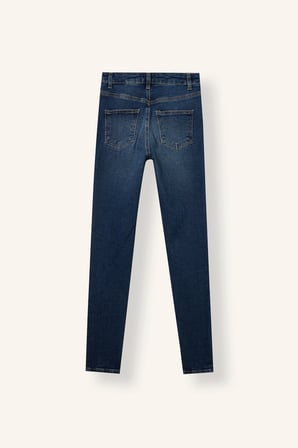 Skinny Fit Yüksek Bel Dar Paça Jean Pantolon