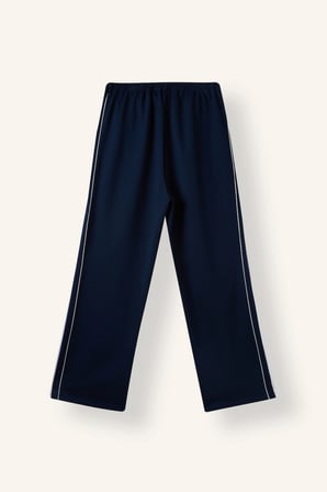 Straıght Fıt Cep Detaylı Beli Lastikli Düz Paça Uzun Sweatshirt Kumaşı Sporcu Pantolon