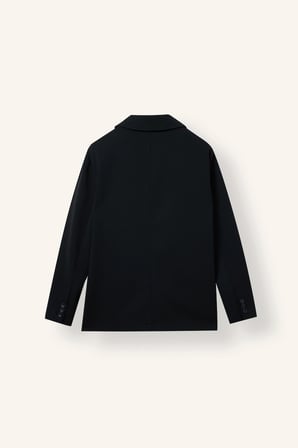 Regular Fit Polo Yaka Tafta Cepli Blazer Ceket
