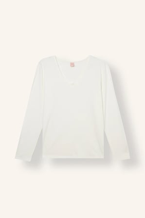 Regular Fit V Yaka Uzun Kollu Çizgili Pijama Takımı
