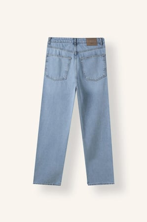 Baggy Fit Normal Bel Geniş Paça Beş Cepli Jean Pantolon