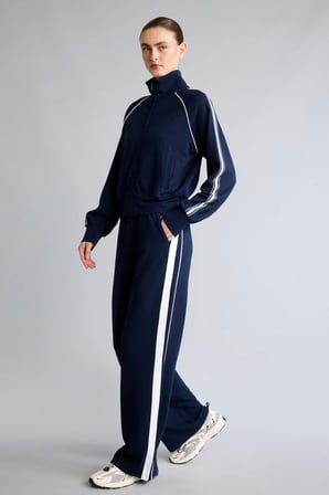 Straıght Fıt Standart Paça Standart Boy Modal Sporcu Lacivert Eşofman Altı