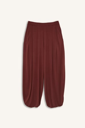 Wıde Leg Standart Paça Standart Boy Modal Sporcu Pantolon