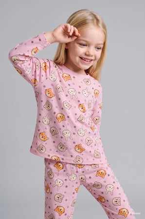 2'li Pijama Takımı Kız Bebek
