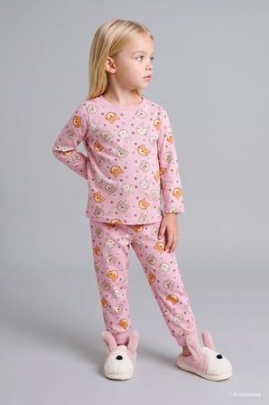 2'li Pijama Takımı Kız Bebek