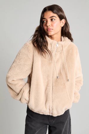 Regular Fıt Suni Kürk Suni Kürk