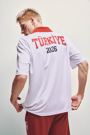 Boxy Fıt Polo Yaka Baskılı Kısa Kollu Polo Tişört