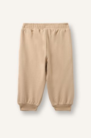 Jogger Fıt İnce Sweatshirt Kumaşı Pantolon Erkek Bebek