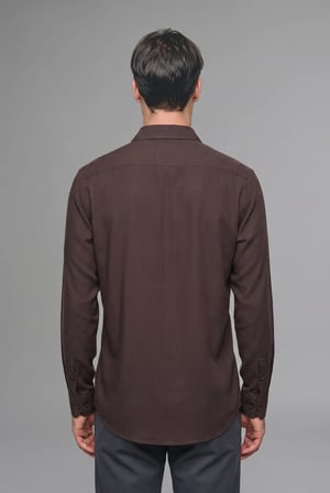 Regular Fit Polo Yaka Modal Uzun Kollu Gömlek