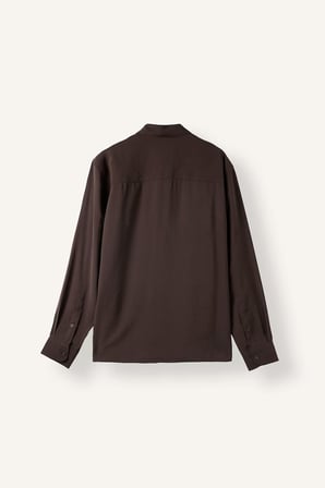 Regular Fit Polo Yaka Modal Uzun Kollu Gömlek