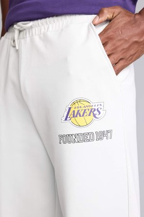 DeFacto NBA Los Angeles Lakers Lisanslı Relax Fıt Jogger Eşofman Altı H8275AX26AUGR519