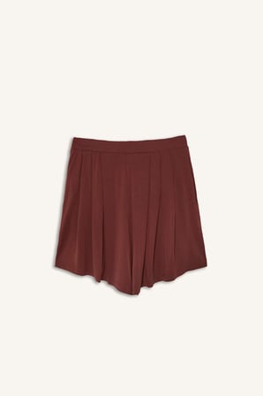 DeFacto Standart Fıt Sporcu Kısa Paça Bordo Modal Şort H1233AX26HSBR160