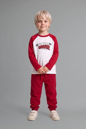 DeFacto Oversize Reglan Kollu Baskılı 2'li Uzun Kollu Tişört Erkek Bebek I0293A526AURD106