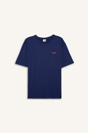 DeFacto %100 Pamuk New Regular Fıt Kısa Kollu 2'li İndigo Şortlu Pijama Takımı I0686AX26HSIN42