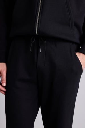 DeFacto Regular Fit Basic Düz Beli Bağcıklı Düz Paça Cepli Eşofman Altı D6762AX26AUBK81