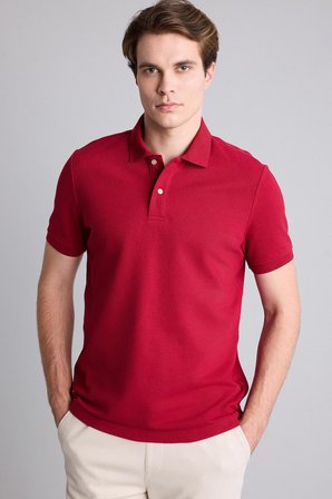 DeFacto %100 Pamuk Regular Fit Kısa Kollu Polo Tişört E9504AX26AUBR507