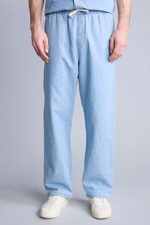 DeFacto Keten Karışımlı Yumuşak Dokulu Baggy Fit Jean Pantolon G4205AX26SMNM39