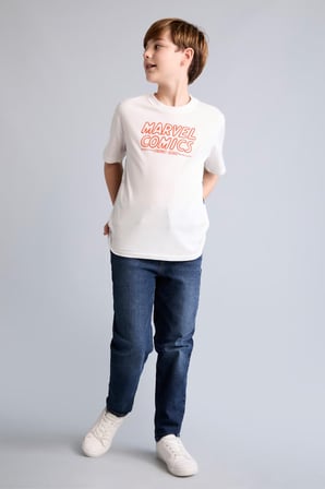 DeFacto Straıght Fıt Düz Paça Jean Pantolon Erkek Çocuk F0455A826AUNM35