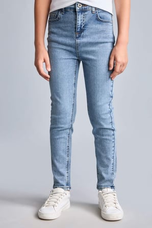 Slım Fıt Düz Paça Jean Pantolon Erkek Çocuk