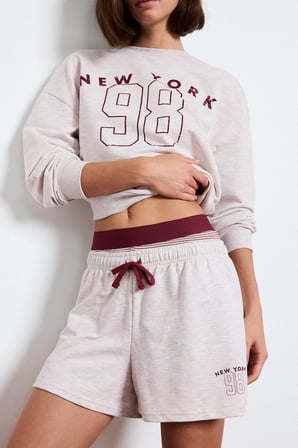 Regular Fıt Sweatshirt Kumaşı Alt