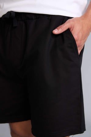 Slım Fıt Beli Lastikli Basic Şort
