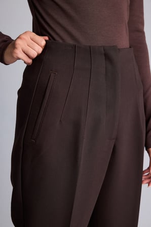 DeFacto Carrot Fit Yüksek Bel Crop Pantolon C2466AX26AUBN337