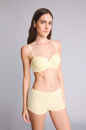 DeFacto %100 Pamuk Fitlli Elastik Bel Fiyonk Detaylı Boxer H3650AX26SPYL83