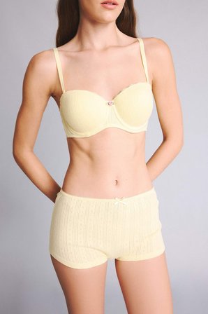 DeFacto %100 Pamuk Fitlli Elastik Bel Fiyonk Detaylı Boxer H3650AX26SPYL83