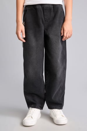 DeFacto Barrel Fit Standart Paça Jean Pantolon Erkek Çocuk H9795A826AUNM40