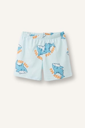 DeFacto %100 Pamuk Desenli 2'li Antrasit Pijama Takımı Erkek Bebek H5394A526HSGN1027