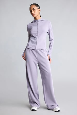 Relax Fit Beli Bağcıklı Geniş Paça Modal Eşofman Altı