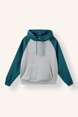 Oversıze Kapüşonlu Kalın Sweatshirt Kumaşı Sweatshirt