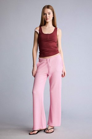 DeFacto Wıde Leg Cepli Normal Bel Standart Boy Bürümcük Pantolon F7659AX26SMPN171