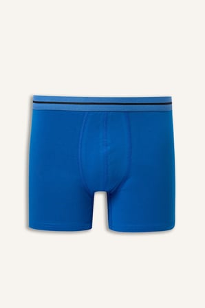 Regular Fıt Desenli Beli Lastikli 3'lü Boxer