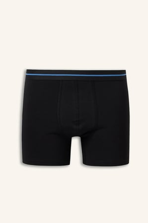Regular Fıt Desenli Beli Lastikli 3'lü Boxer