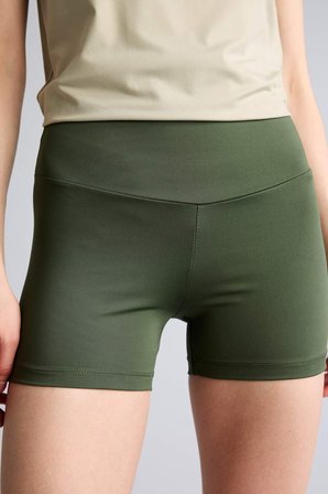 DeFacto Regular Fit Beli Saran Geniş Paça Sporcu Biker Şort D2907AX26SMGN563
