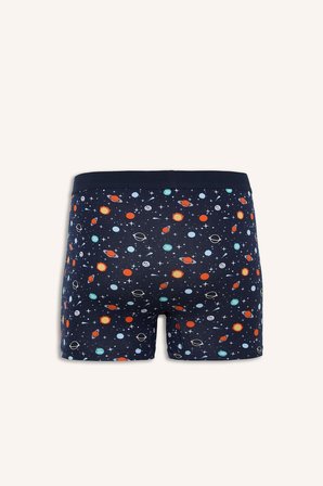 Regular Fıt Desenli 3'lü Boxer