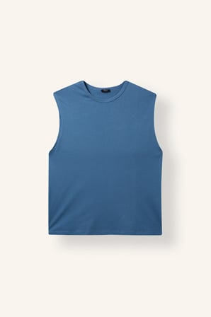 Boxy Fıt Bisiklet Yaka Atlet