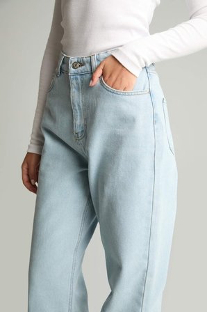 DeFacto 90's Wıde Leg Yüksek Bel Jean Pantolon H9777AX26AUNM85