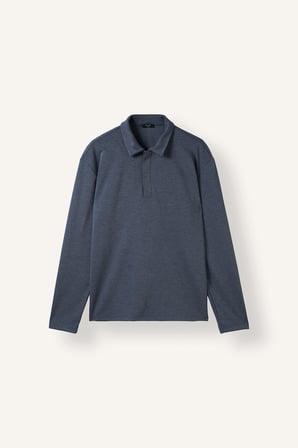 Regular Fıt Polo Yaka Sweatshirt