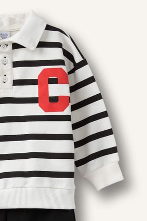 DeFacto %100 Pamuk Uzun Kollu Sweatshirt Kargo Cepli Alt 2'li Takım Erkek Bebek I0148A526AUBK81