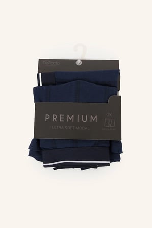 Regular Fit Şerit Detaylı Modal 2'li Boxer