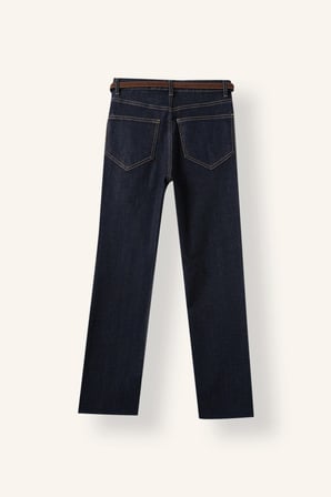 Crop Flare Fıt Yüksek Bel Bilek Boy Jean Pantolon