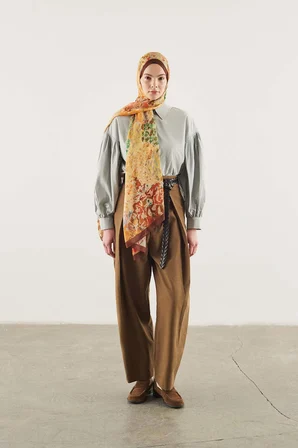 Fresh Scarfs X DeFacto Botanical Art Viskon Şal